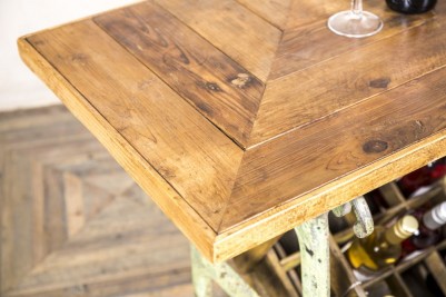 reclaimed pine top table